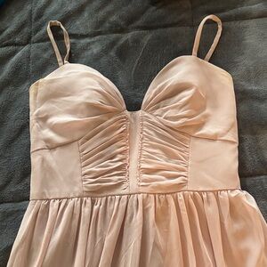 Elegant Blush Pink Women's Intimate Dress
